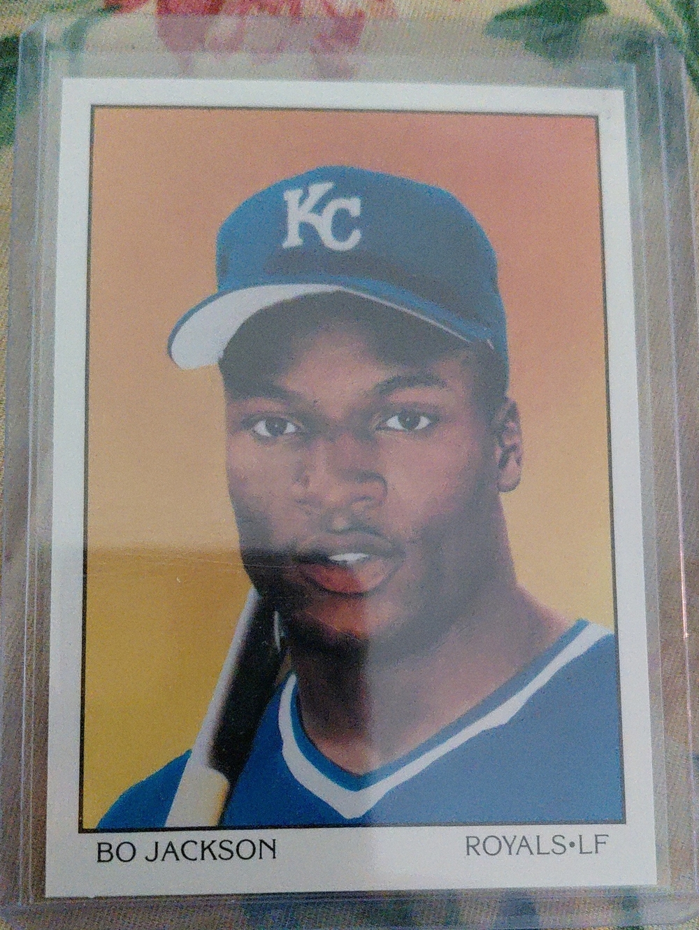 Bo Jackson Kansas City Royals Baseball Card - Blue